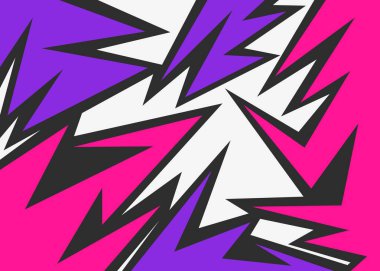 Renkli ok desenli soyut arkaplan. Soyut geometrik duvar kağıdı