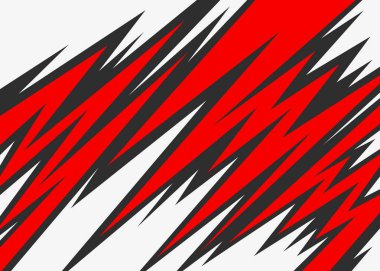 Dikenli zigzag çizgileri desenli soyut bir arkaplan. Çarpışan zikzak çizgileri