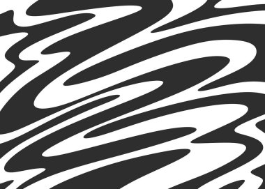 Minimalist background with cute wavy lines pattern