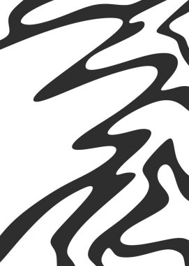 Şirin dalgalı çizgi desenli minimalist arkaplan ve biraz kopyalama alanı ile