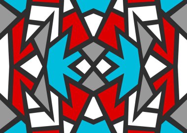 Abstract background with colorful mosaic tile pattern. Colorful abstract mosaic tile