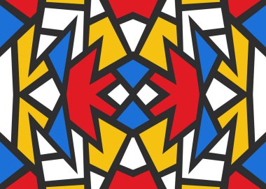 Abstract background with colorful mosaic tile pattern. Colorful abstract mosaic tile