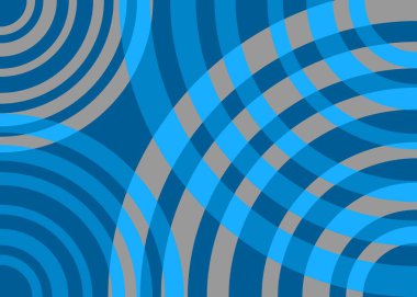 Abstract background with overlapping circular lines pattern