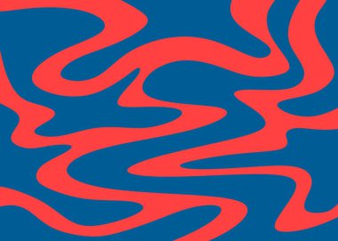 Abstract background with cute wavy lines pattern