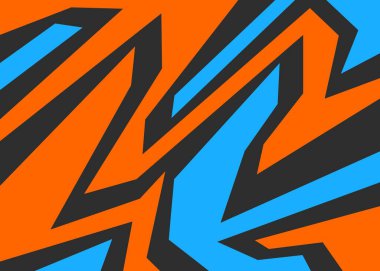 Minimalist background with abstract colorful geometric pattern