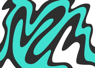 Abstract background with colorful wavy lines pattern