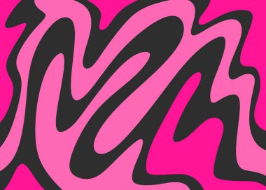 Abstract background with colorful wavy lines pattern