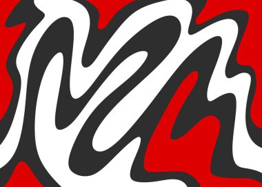 Abstract background with colorful wavy lines pattern