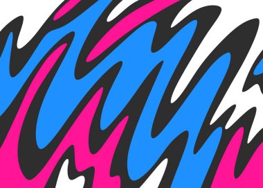 Abstract background with colorful wavy lines pattern