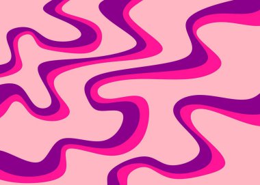 Eğimli dalgalı çizgi desenli soyut arkaplan