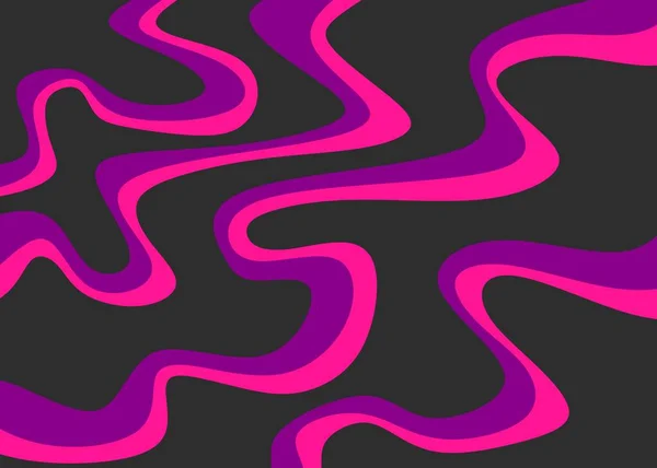 Abstract Background Gradient Wavy Lines Pattern — Stock vektor