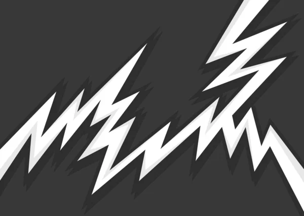 Abstrakter Hintergrund Mit Gezacktem Blitzmuster Und Etwas Kopierraum — Stockvektor