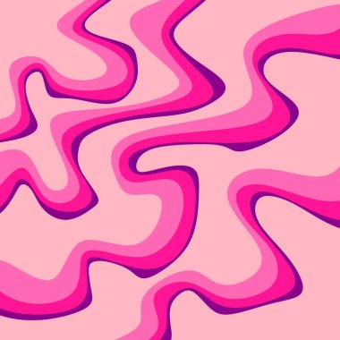 Eğimli dalgalı çizgi desenli soyut arkaplan