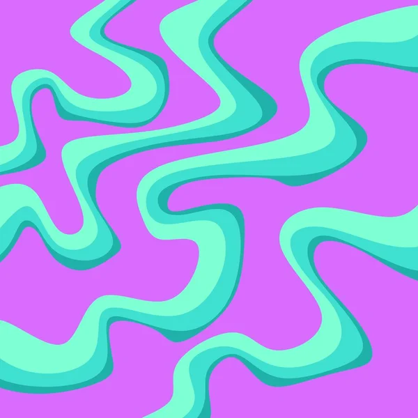 Abstrakter Hintergrund Mit Wellenlinien Muster — Stockvektor