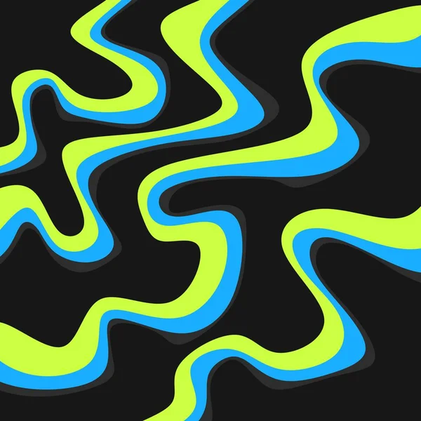 Abstrakter Hintergrund Mit Wellenlinien Muster — Stockvektor