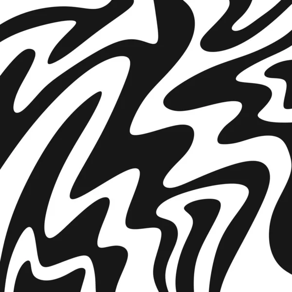 Абстрактный Фон Симпатичным Восковым Рисунком Линии Бесшовные Волнистые Линии — стоковый вектор