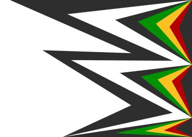 Gradyan renk zigzag çizgisi deseni ve bazı kopyalama alanı olan minimal arkaplan