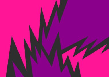 Sivri uçlu zigzag deseni ve bazı kopyalama alanı olan soyut arkaplan