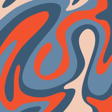 Abstract background with colorful wavy lines pattern