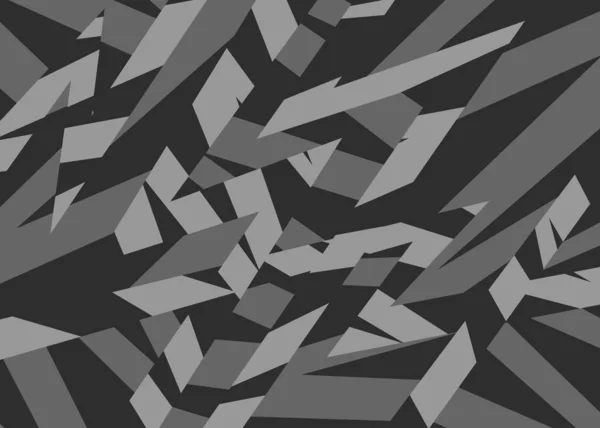 不規則なストライプとジグザグラインパターンを持つ抽象的な背景 アブストラクト生 不規則な縞模様 — ストックベクタ