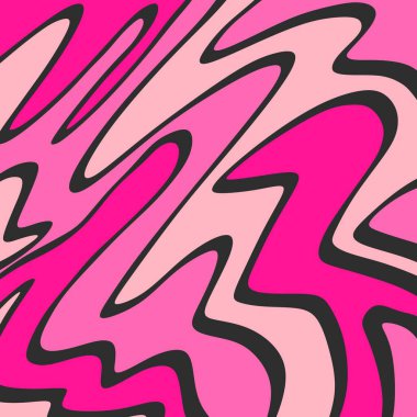 Abstract background with colorful wavy lines pattern