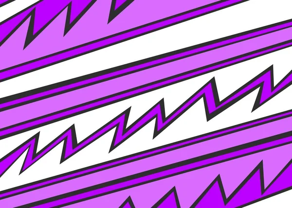 Abstract Achtergrond Met Kleurrijke Driehoekige Zigzaglijn Patroon — Stockvector