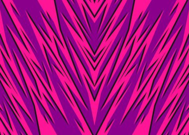 Abstract background with reflective tribal pattern. Abstract tribal ornament