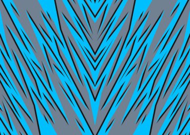 Abstract background with reflective tribal pattern. Abstract tribal ornament