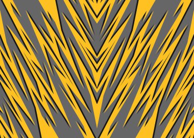 Abstract background with reflective tribal pattern. Abstract tribal ornament