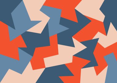 Soyut renkli geometrik desenli basit bir arkaplan. Soyut iç duvar kağıdı