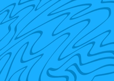 Minimalist background with cute wavy lines pattern