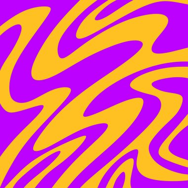 Minimalist background with cute wavy lines pattern