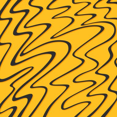 Minimalist background with gradient wavy lines pattern