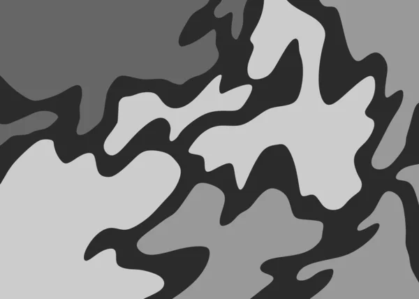 Abstrakt Bakgrund Med Vågigt Kamouflagemönster — Stock vektor