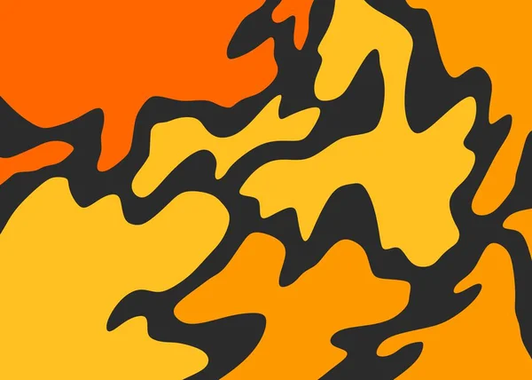 Fond Abstrait Avec Motif Camouflage Ondulé — Image vectorielle