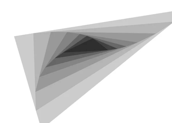 Triángulo Gradual Abstracto Con Color Degradado — Vector de stock