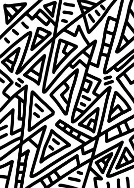 Rastgele karalama çizgisi desenli soyut arkaplan. Soyut karalama duvar kağıdı