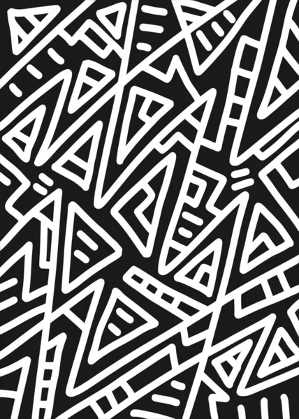 Fond Abstrait Avec Motif Ligne Doodle Aléatoire Papier Peint Abstrait — Image vectorielle
