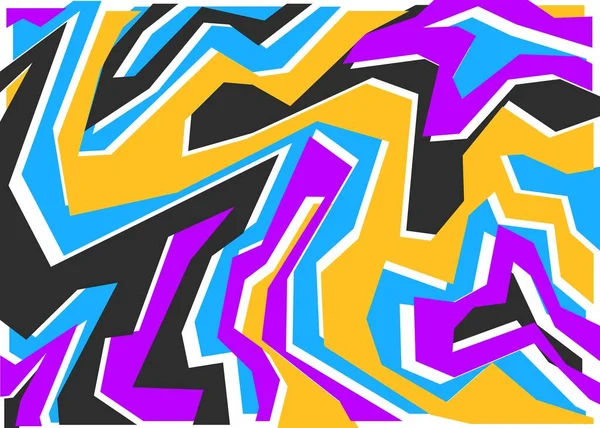 Fond Minimaliste Avec Motif Géométrique Coloré Abstrait Rugueux — Image vectorielle