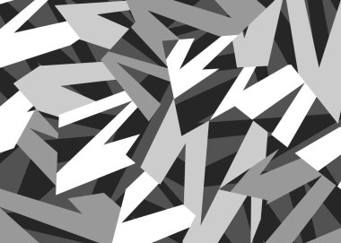 Üst üste binen renkli geometrik çizgi desenli soyut arkaplan