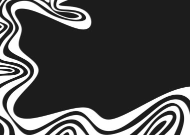 Dalgalı çizgi deseni ve bazı kopyalama alanı ile soyut arkaplan