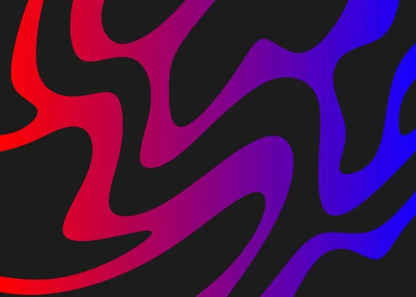 Minimalistischer Hintergrund Mit Niedlichem Gradienten Wellenlinien Muster — Stockvektor