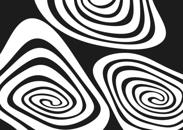 Fond Abstrait Avec Motif Ligne Tourbillon Dégradé — Image vectorielle