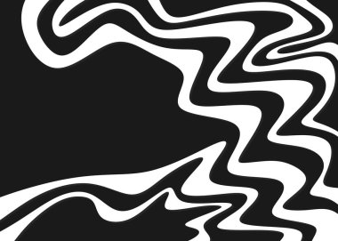 Dalgalı çizgi deseni ve bazı kopyalama alanı ile soyut arkaplan