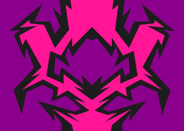Fond Abstrait Avec Motif Tribal Géométrique — Image vectorielle