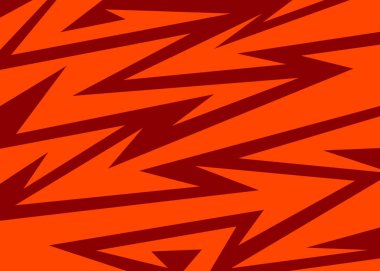 Abstract background with various sharp, zigzag and arrow pattern