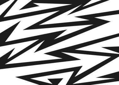 Çeşitli keskin, zigzag ve ok desenli soyut arkaplan