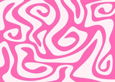 Dalgalı süsleme desenli soyut ve pürüzsüz arkaplan