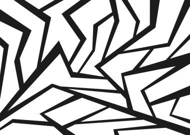 Abstract background with irregular geometric lines pattern