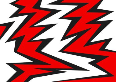 Renkli geometrik keskinlik ve sivri çizgi desenli soyut arkaplan